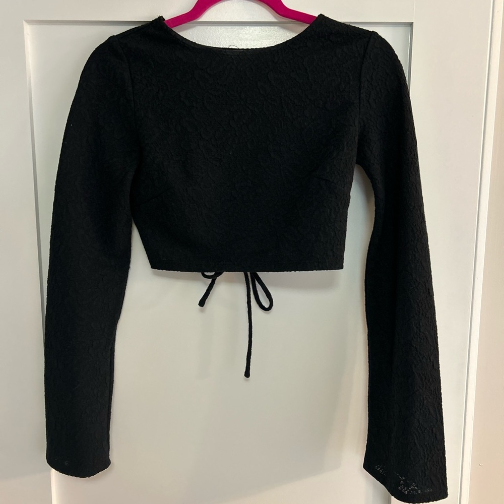 Free People open back crop top